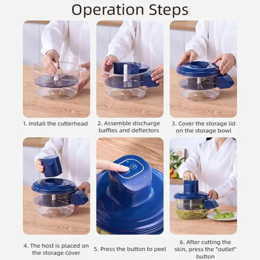 Automatic Fruit And Vegetable Peeler Machine(Rechargeable)