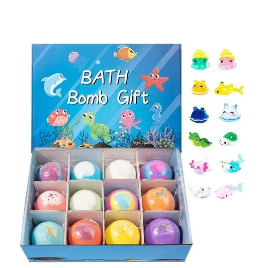 Magic Kids Bath Ball Fizz – With Hidden Toy Surprise Inside🎁!