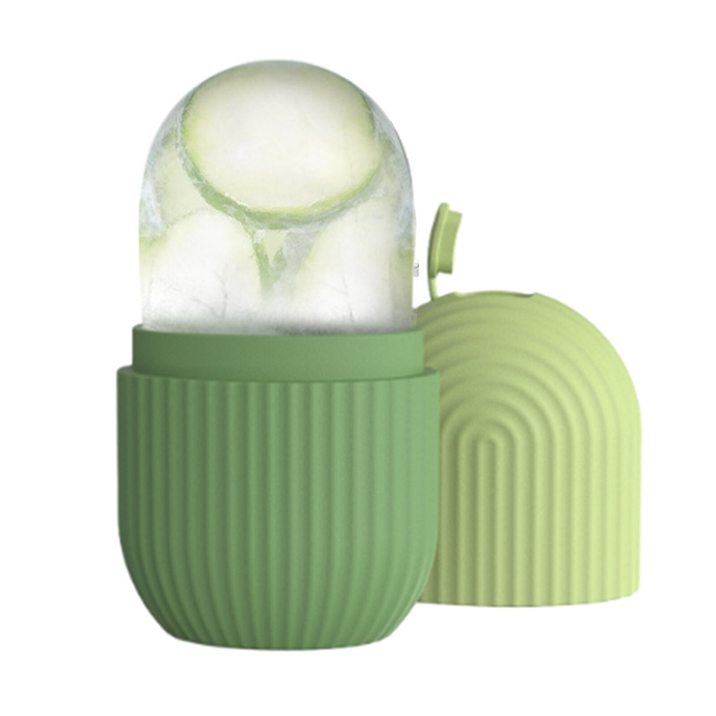 Reusable Silicone Facial Ice Roller & Custom Mold Massager for Eye Puffiness & Skin Tightening