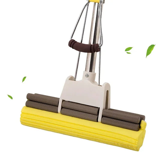 Foamic Sponge Squeezy Mop, Double Roller Sponge Foam Mop
