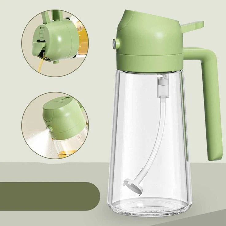 2-in-1 Oil Spray Bottle & Dispenser