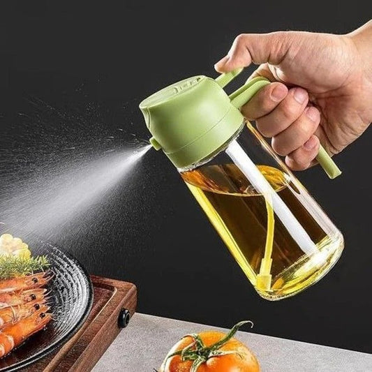 2-in-1 Oil Spray Bottle & Dispenser