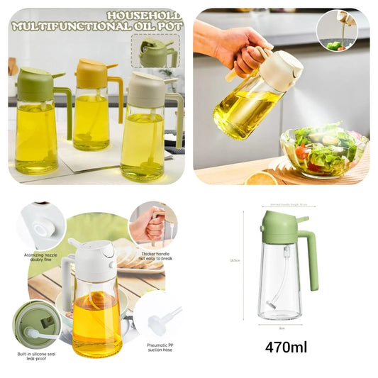 2-in-1 Oil Spray Bottle & Dispenser
