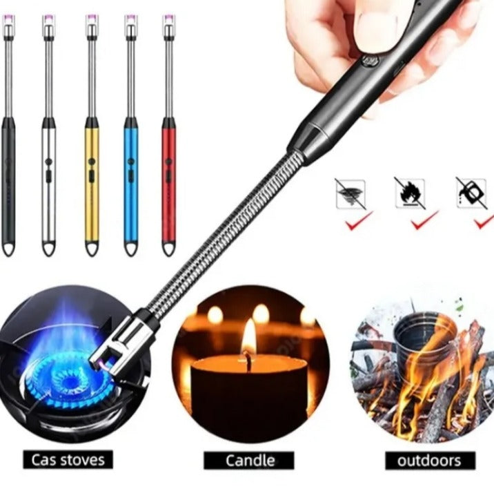 Multi-Functional Rechargeable USB Lighter (Multi-Colour)
