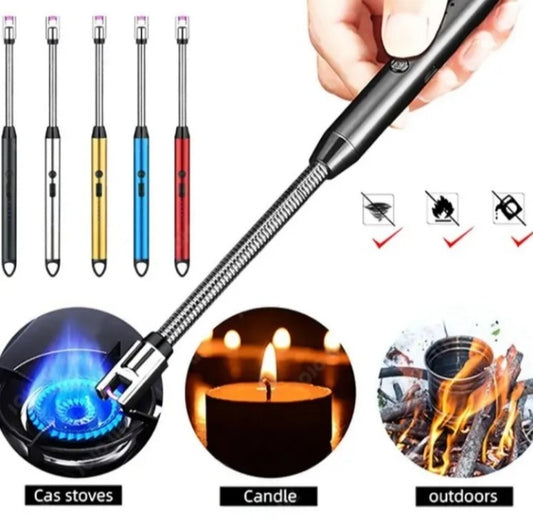 Multi-Functional Rechargeable USB Lighter (Multi-Colour)