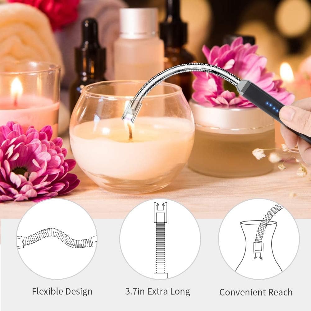 Multi-Functional Rechargeable USB Lighter (Multi-Colour)